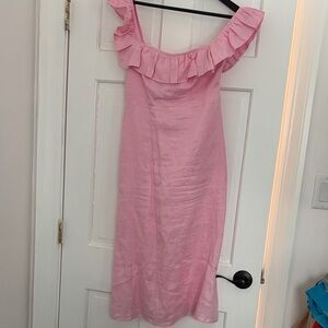 Petal & Pup One Shoulder Pink Dress